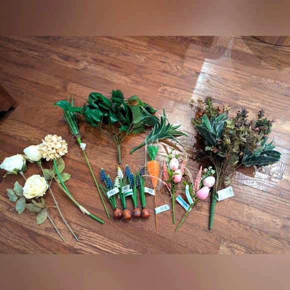 Artificial Flowers Plants & Greenery, For Floral Arrangements Wreaths Arts Craft - Picture 1 of 12